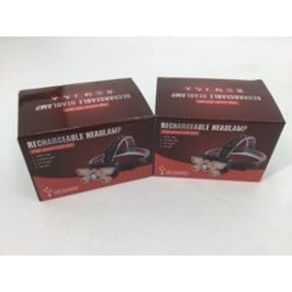 Rechargeable LED Headlamp With 5-Core Ultra Bright Lights & Adjustable Strap - Picture 2 of 4